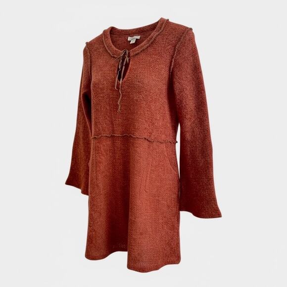 Kokoon Boho Sweater Dress Womens Large Wool Blend Knit Minimalist Tunic USA - Picture 2 of 12